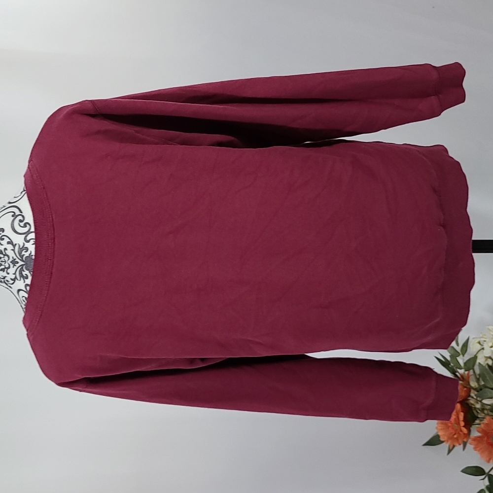 GreenTea "Wine O'Clock" High-Low Sweatshirt - Picture 6 of 9